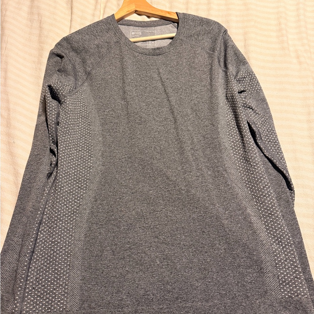 Figs Graphite Salta Seamless - Longsleeve Underscrub XL